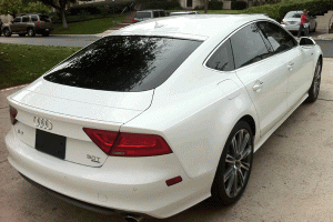 Audi A7 Windows Tinted