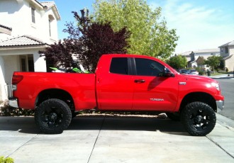 Toyota Tundra with Tinted Windows