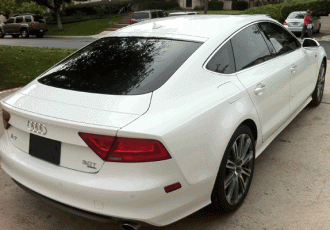 Audi A7 Windows Tinted
